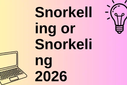 Snorkelling or Snorkeling
