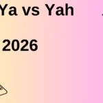 Ya vs Yah 2026
