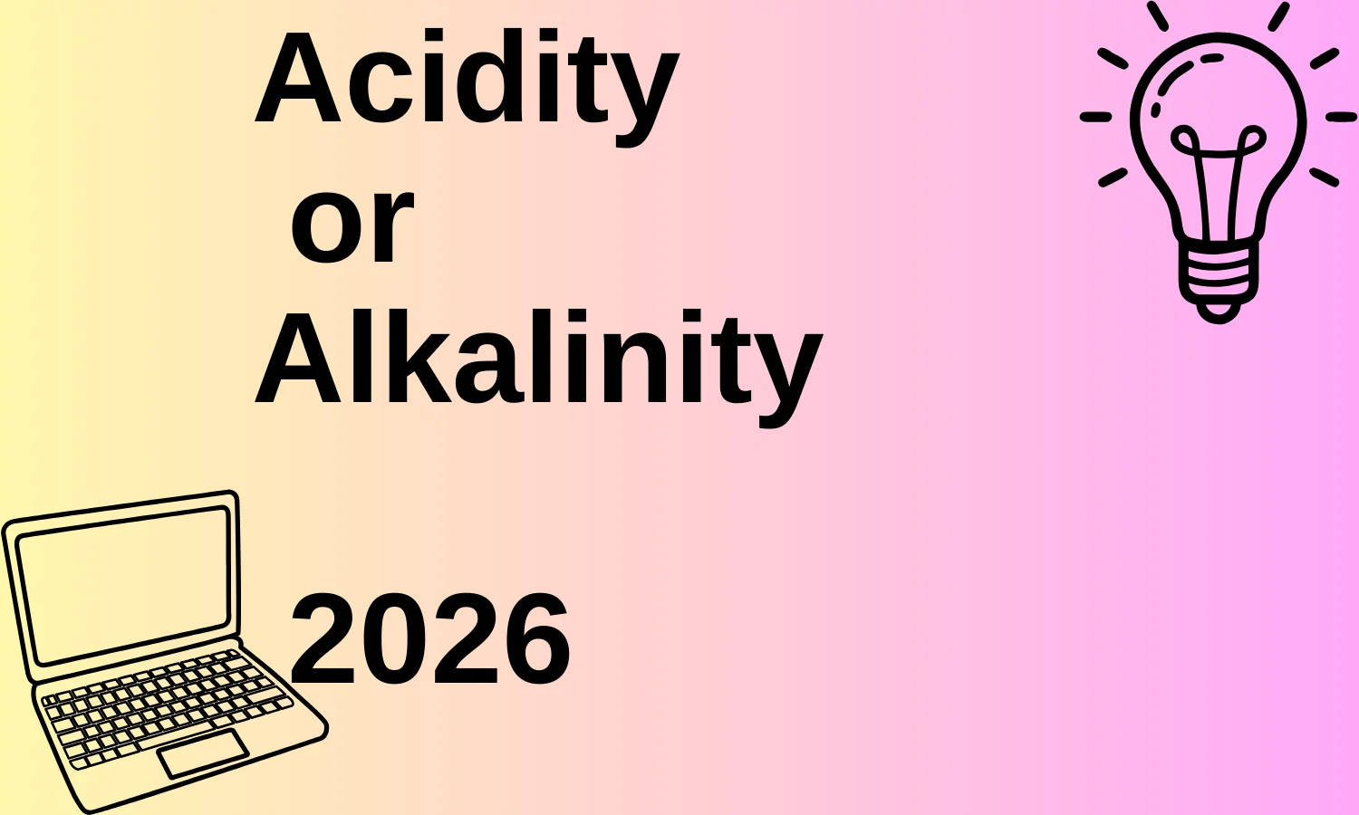 Acidity or Alkalinity 2026