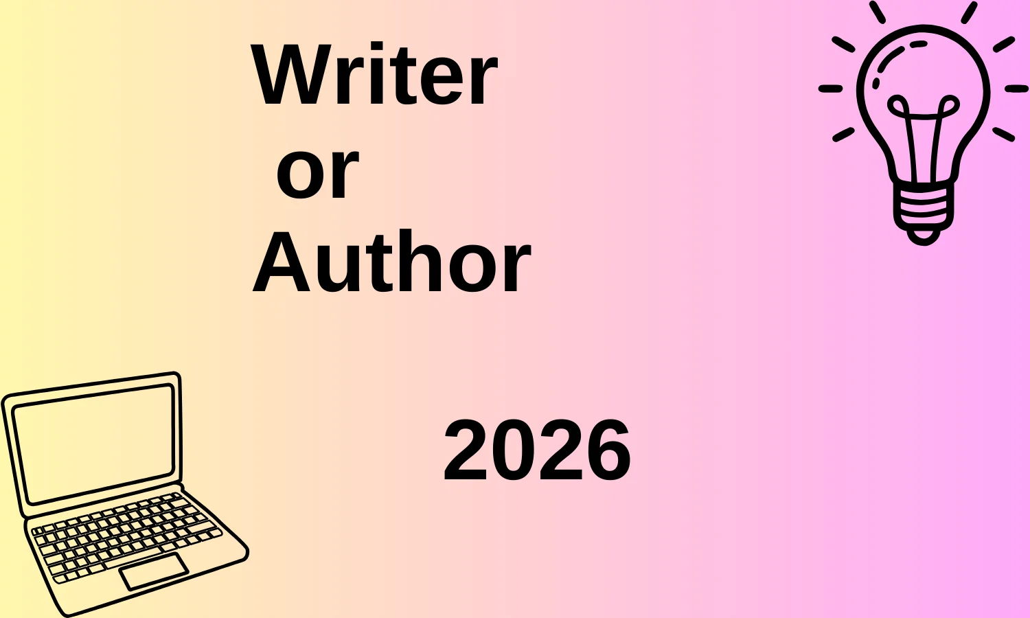 Writer or Author