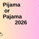 Pijama or Pajama