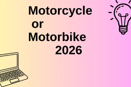 Motorcycle or Motorbike