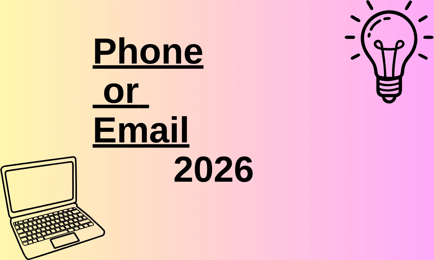 Phone or Email