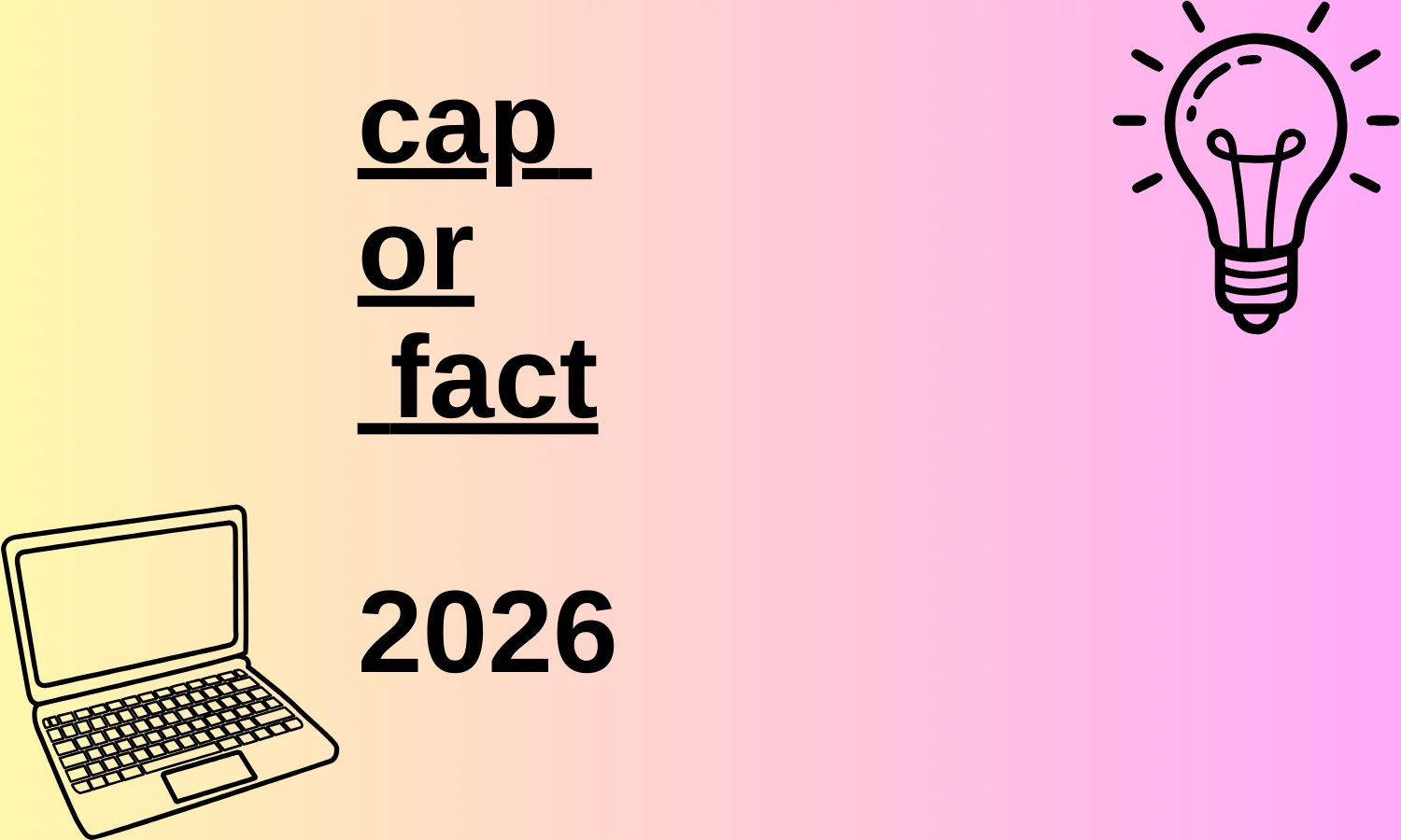 cap or fact
