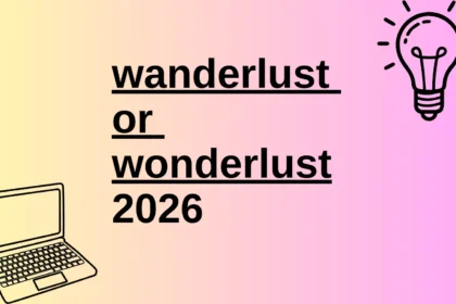 wanderlust or wonderlust