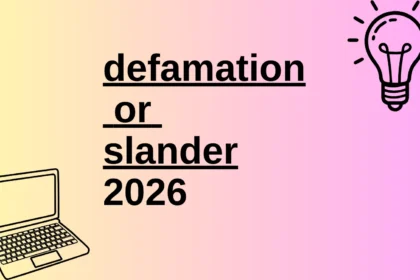 defamation or slander