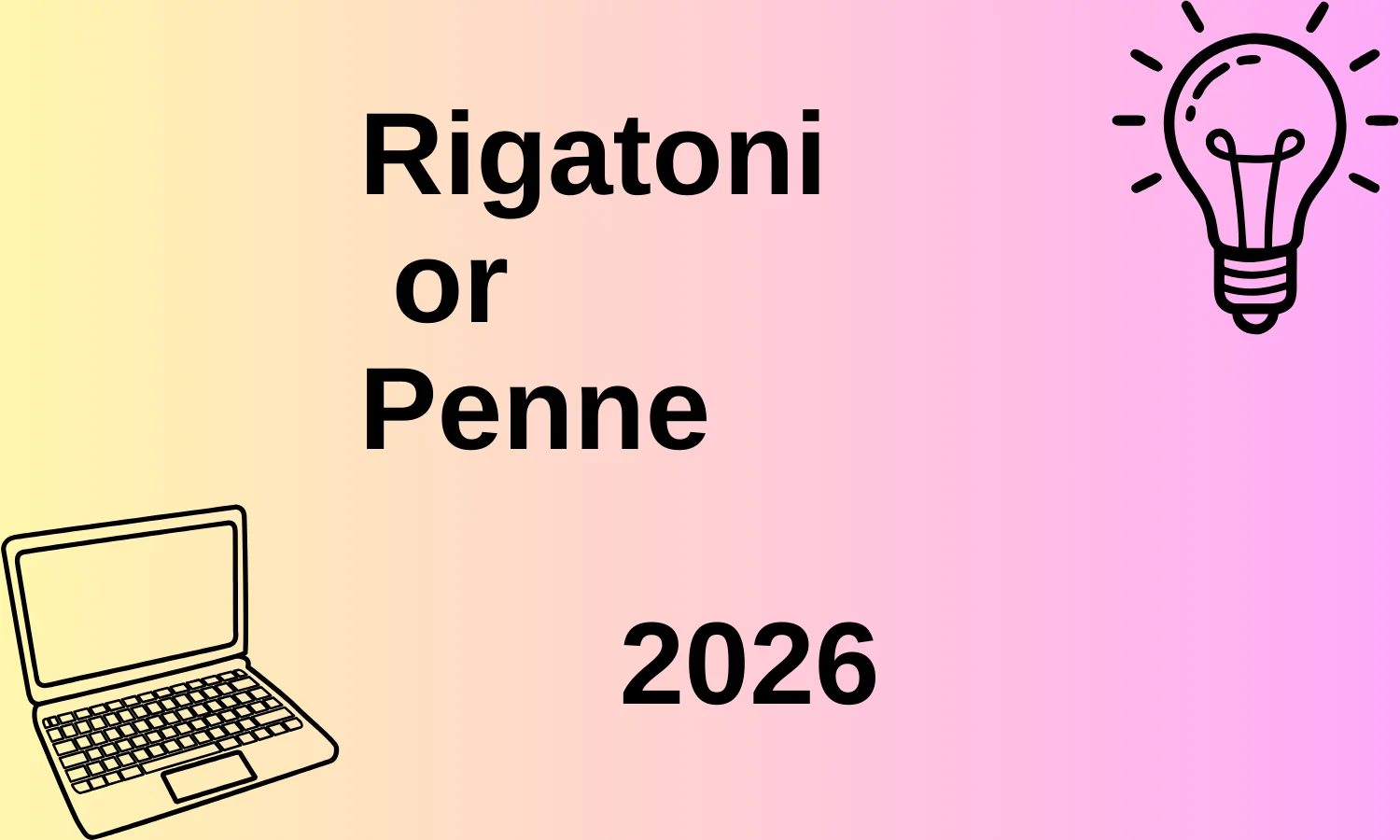 Rigatoni or Penne
