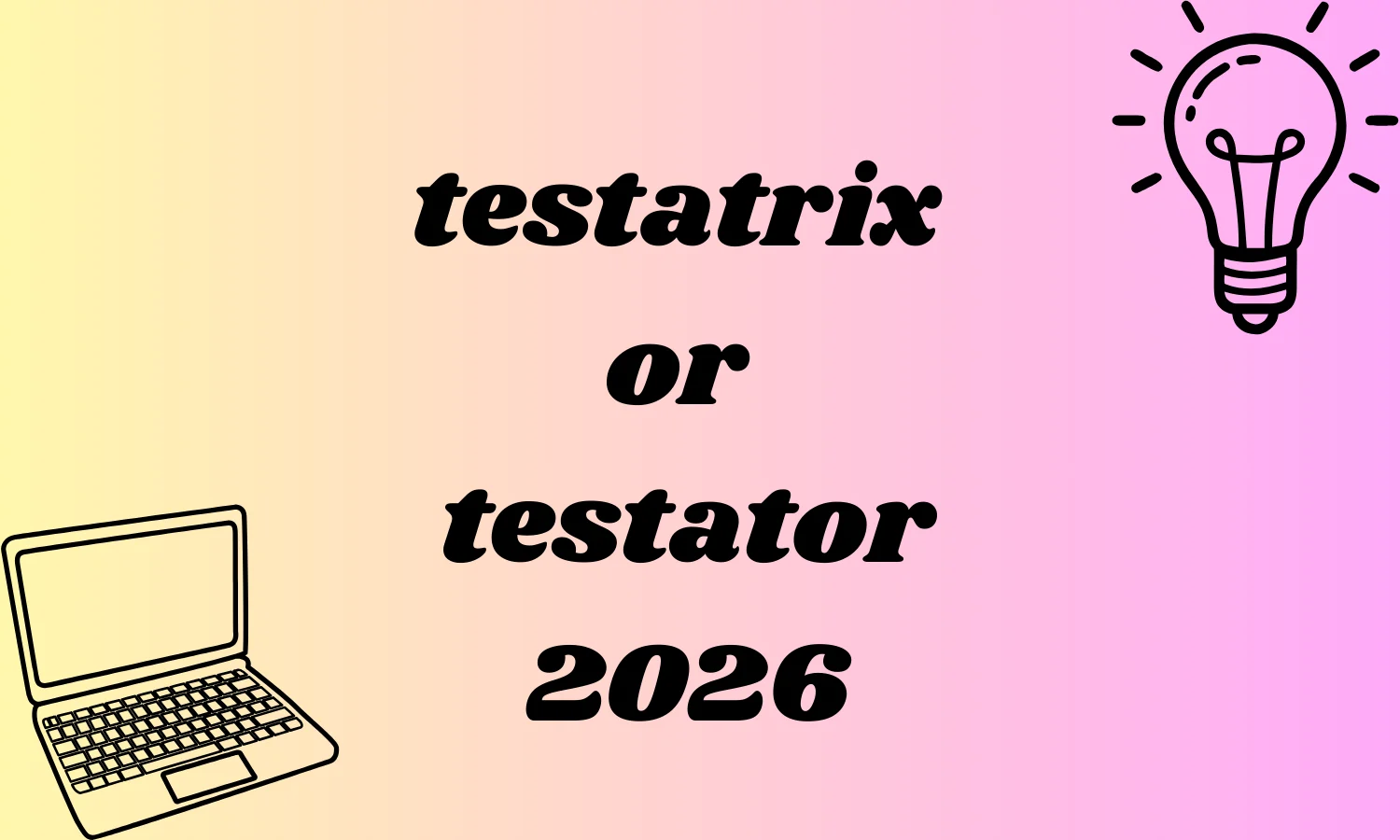testatrix or testator