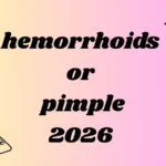 hemorrhoids or pimple