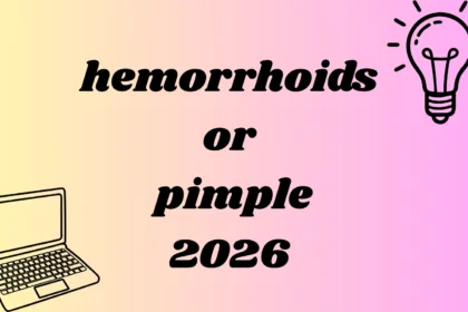hemorrhoids or pimple