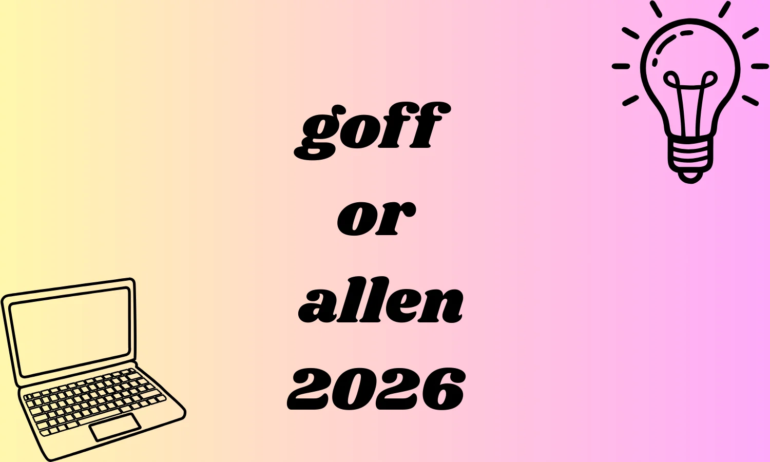 goff or allen