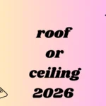 roof or ceiling