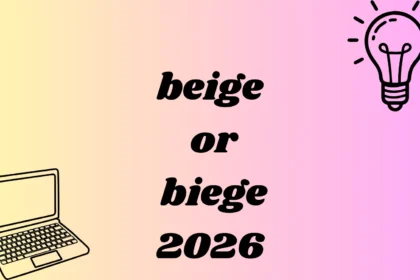 beige or biege