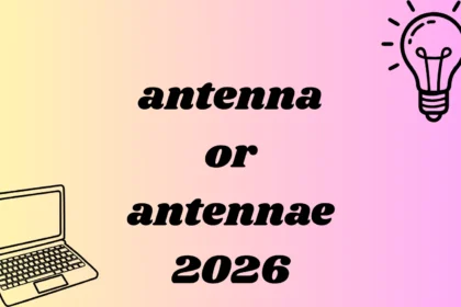 antenna or antennae