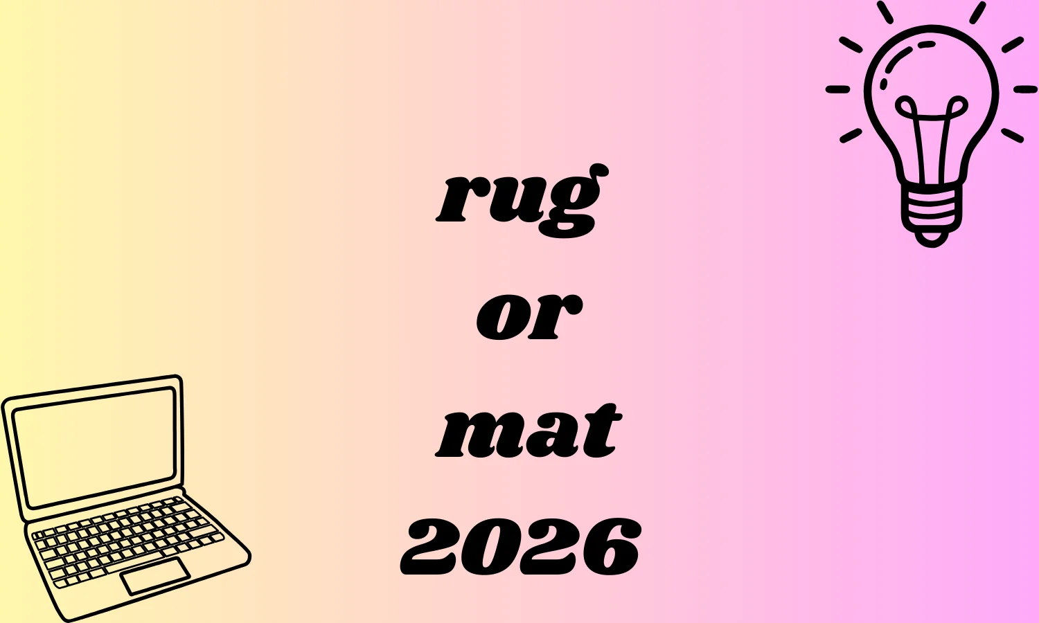 rug or mat