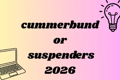 cummerbund or suspenders
