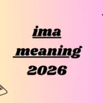 ima meaning