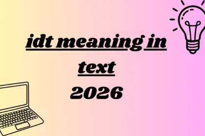 idt meaning in text