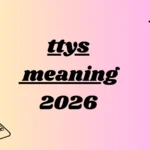 ttys meaning