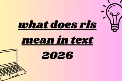 what does rls mean in text