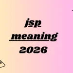 jsp meaning
