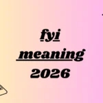 fyi meaning