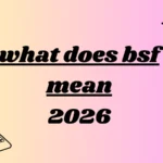 what does bsf mean