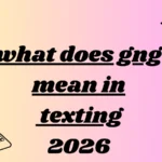 what does gng mean in texting
