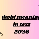 dwbi meaning in text