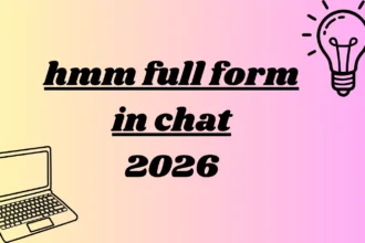 hmm full form in chat