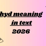 hyd meaning in text
