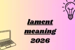 lament meaning