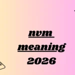 nvm meaning