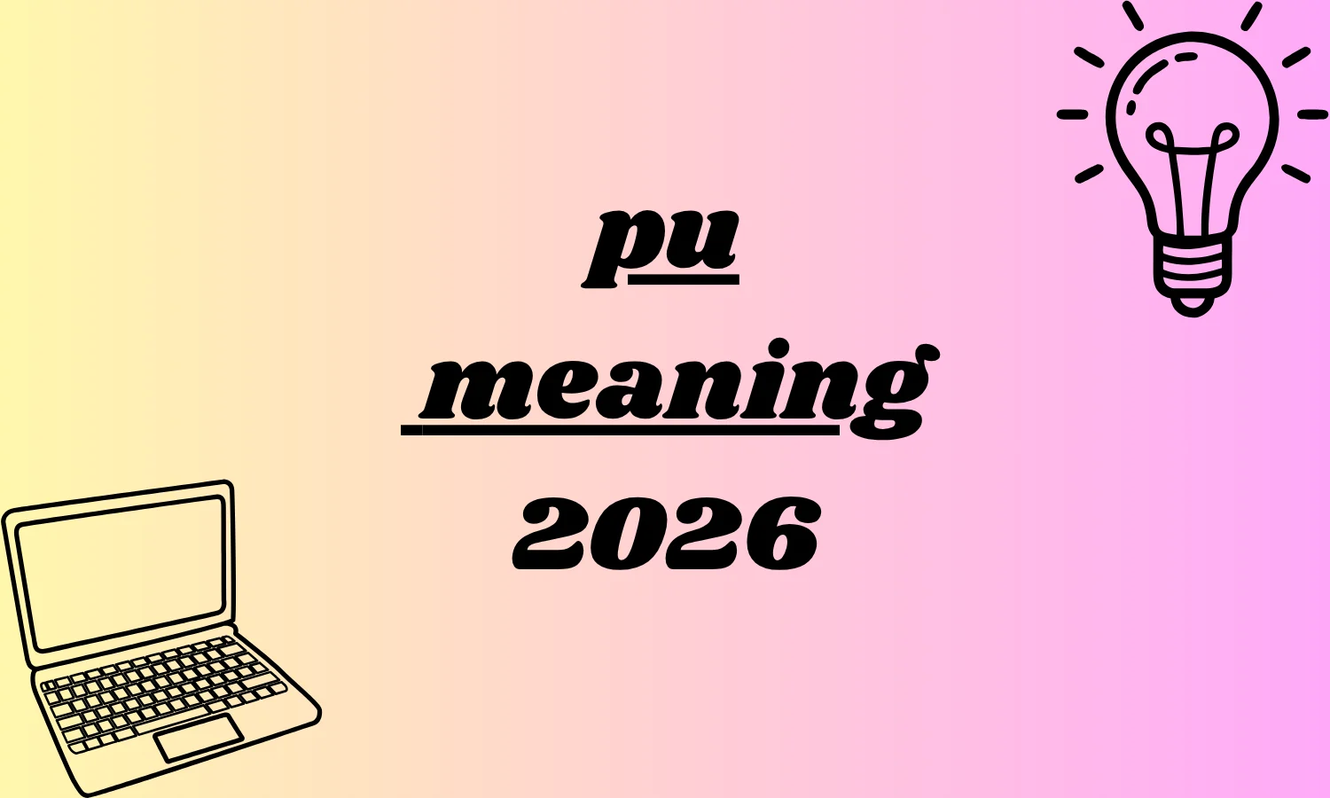 pu meaning