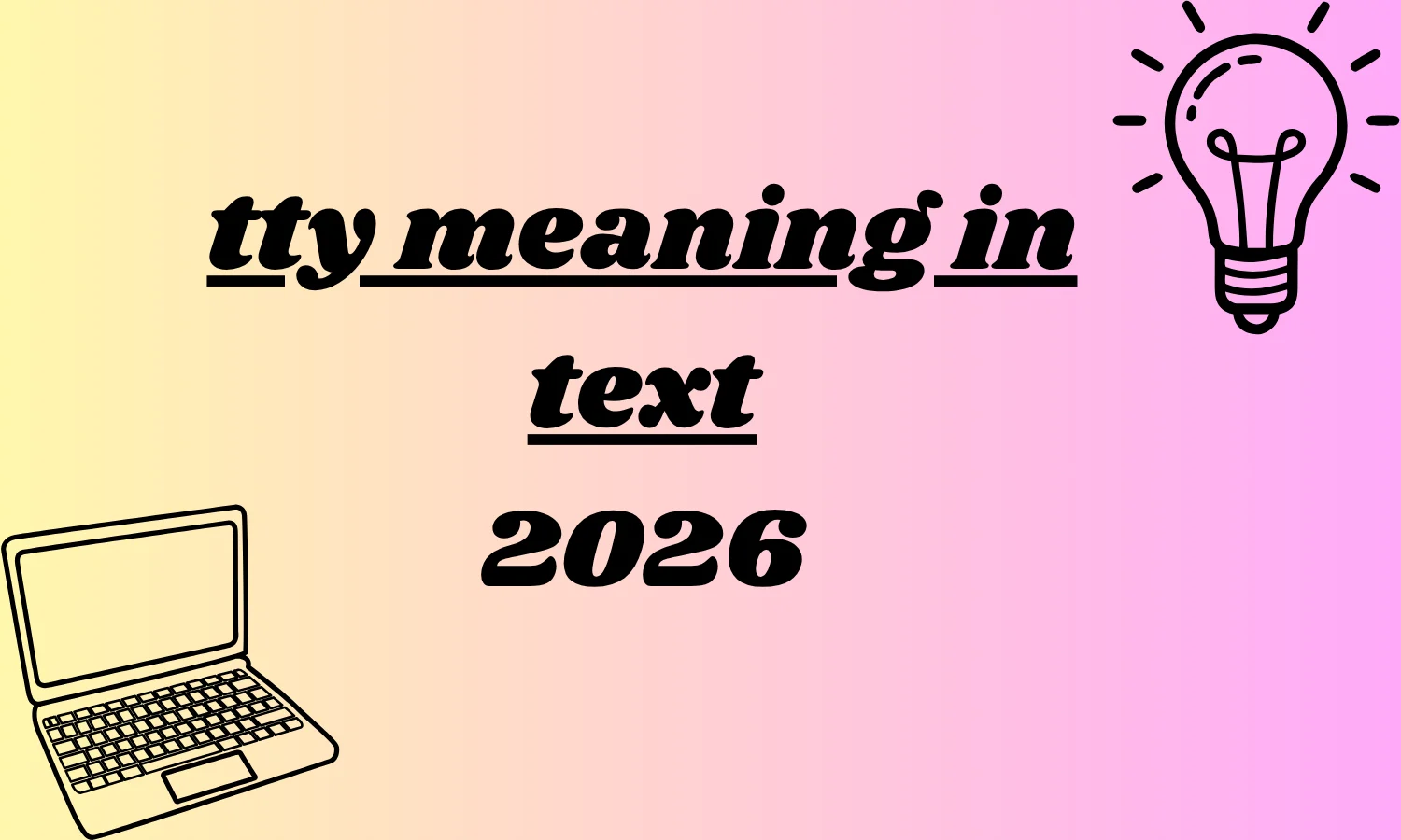 tty meaning in text