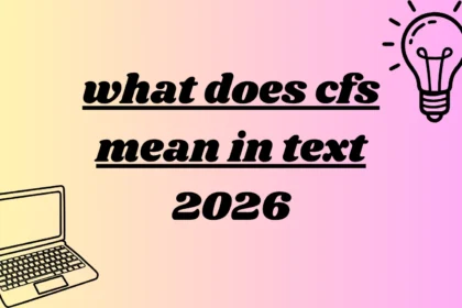 what does cfs mean in text