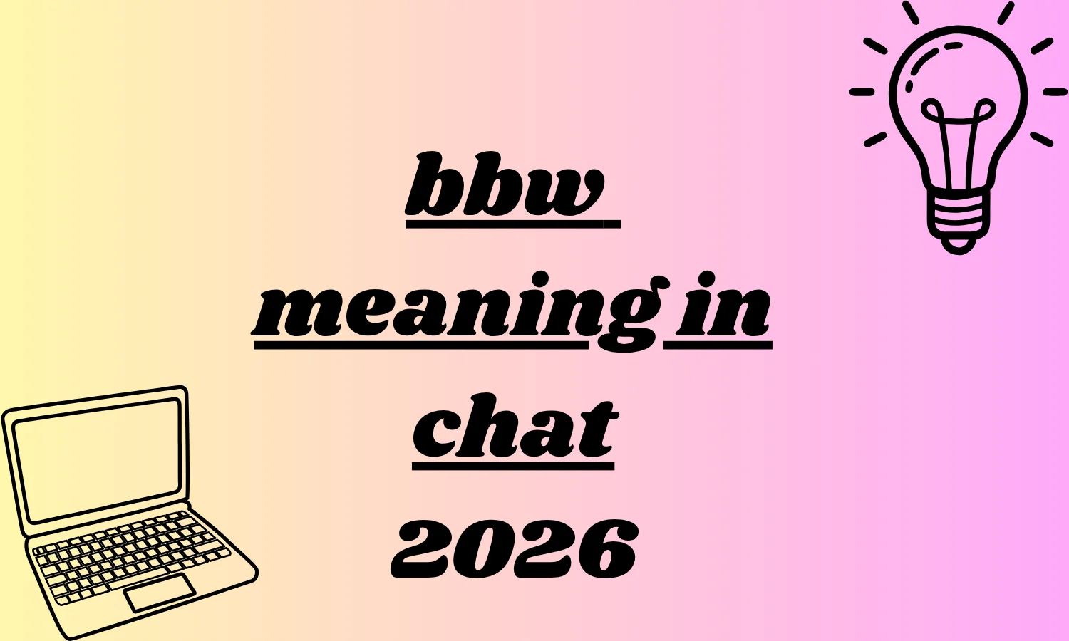 bbw meaning in chat