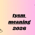 tysm meaning