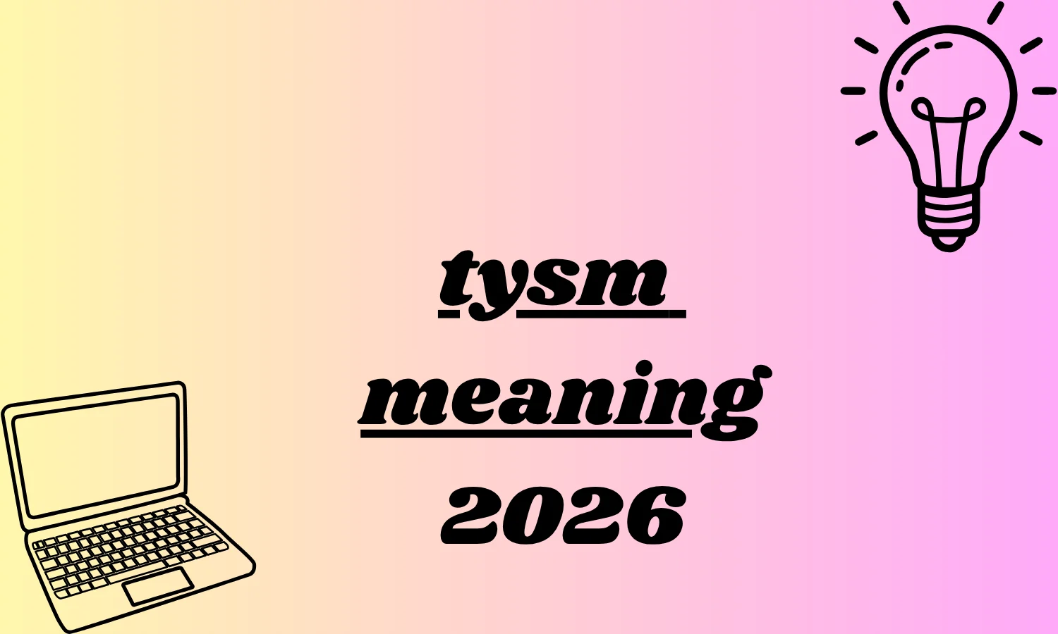 tysm meaning