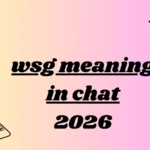 wsg meaning in chat