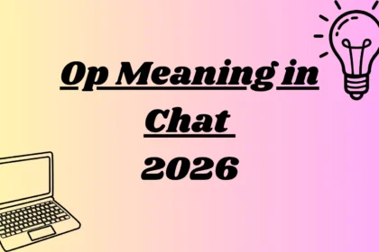 Op Meaning in Chat