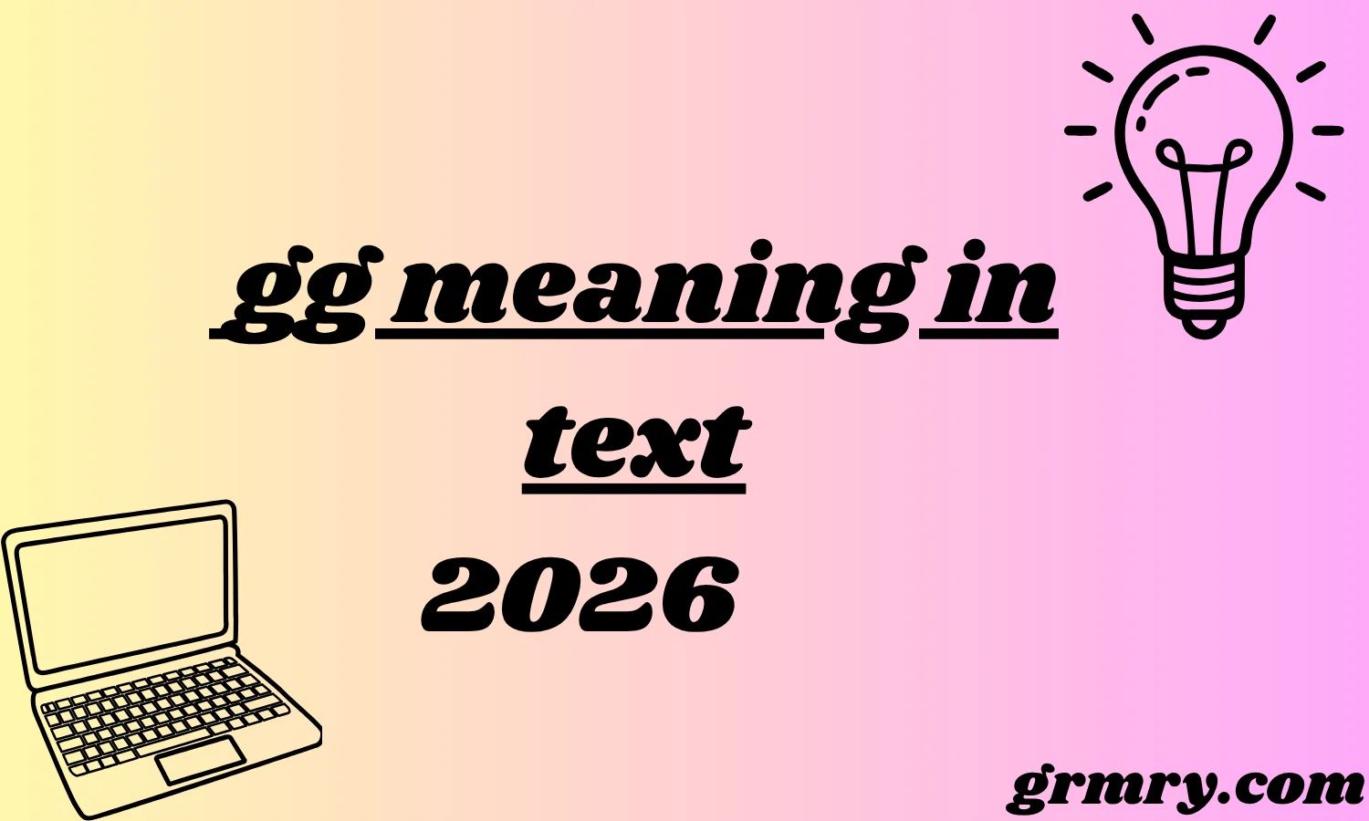 gg meaning in text
