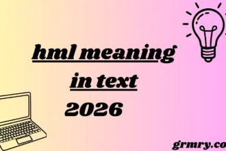 hml meaning in text
