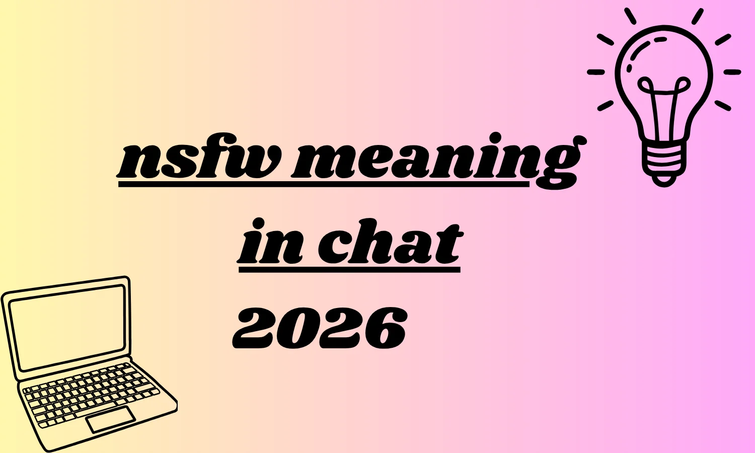 nsfw meaning in chat