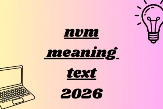 nvm meaning text