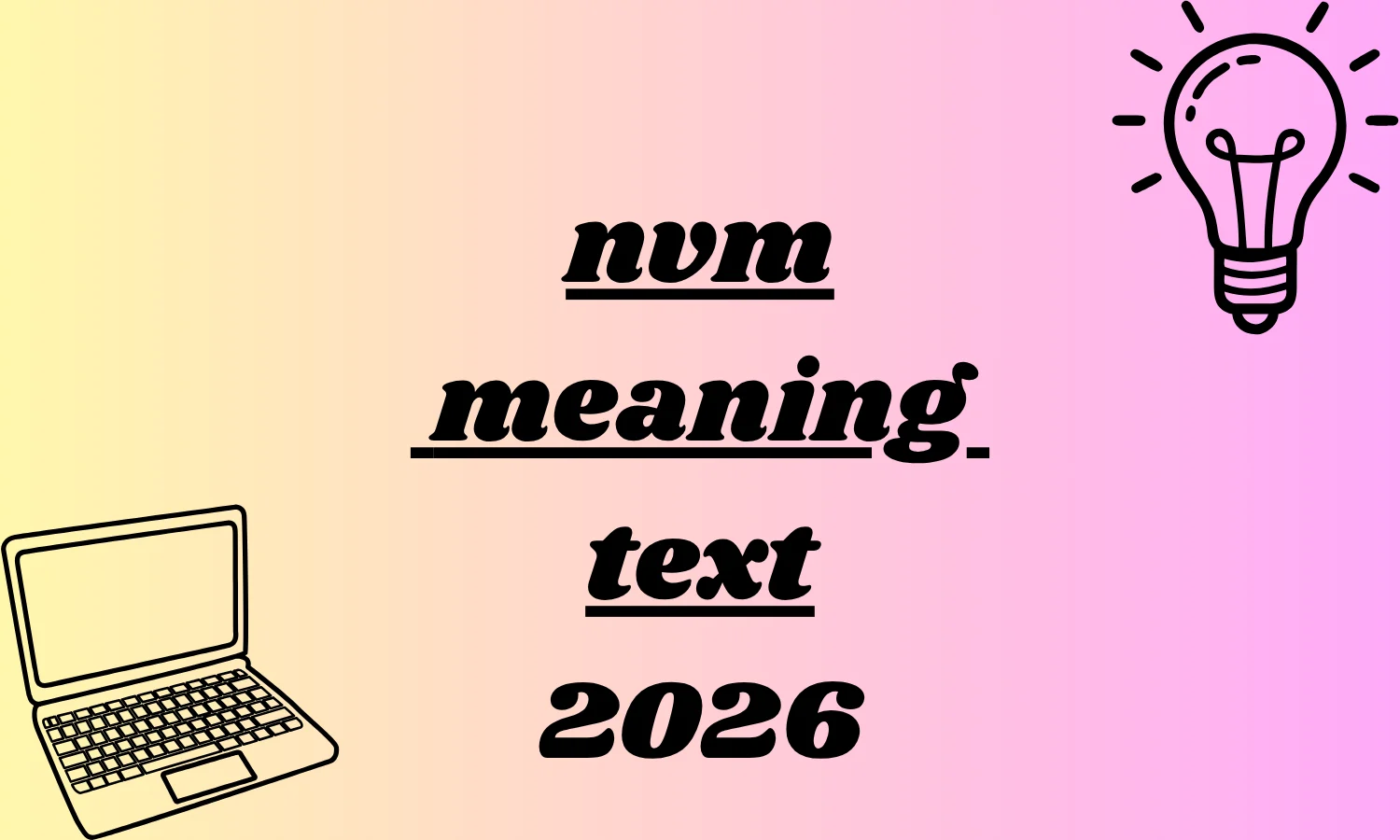 nvm meaning text