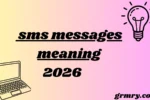 sms messages meaning