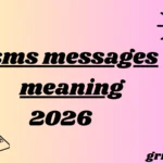 sms messages meaning
