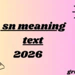 sn meaning text