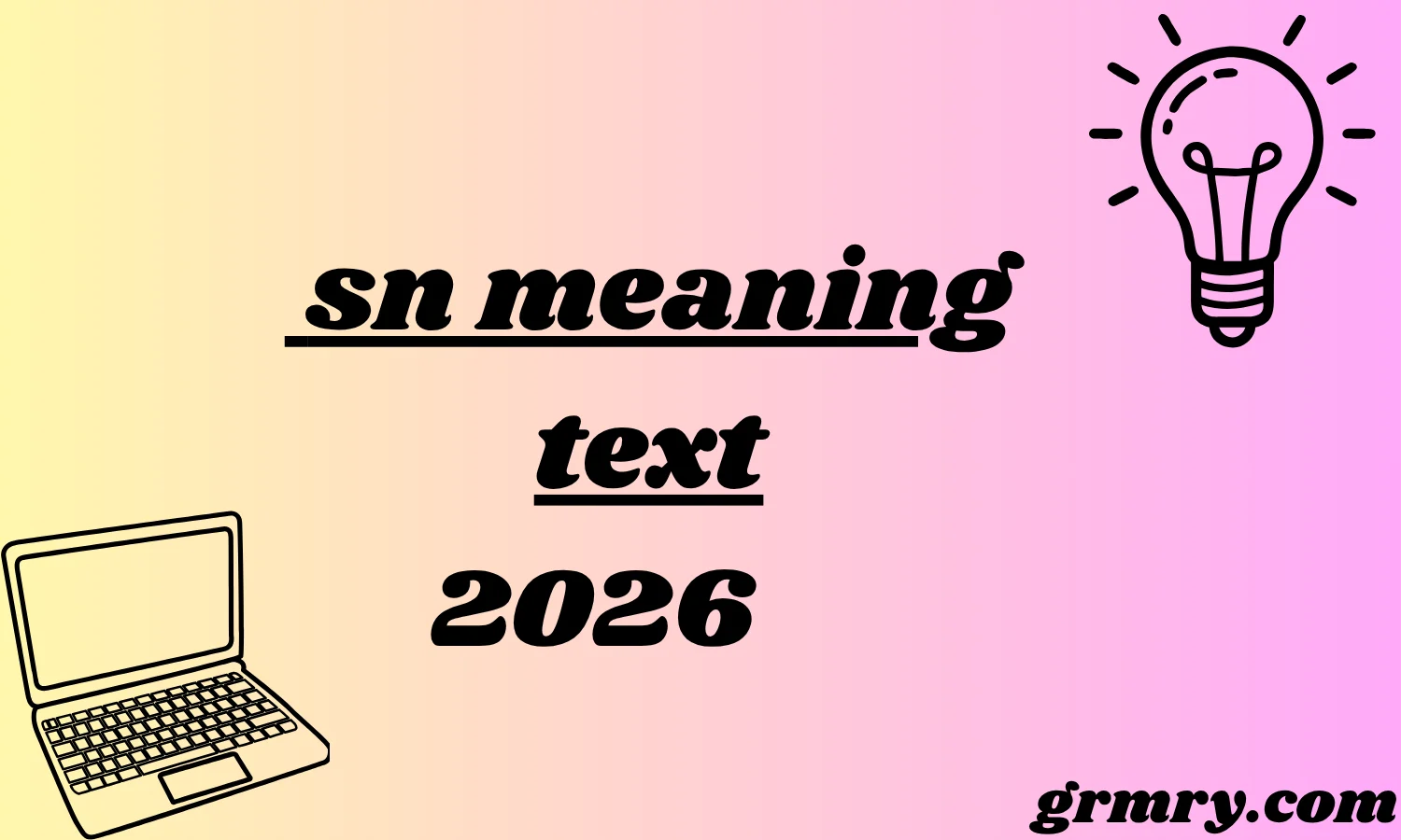 sn meaning text